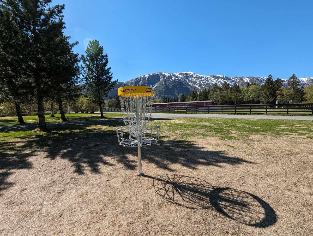 Kippermoen Frisbeegolfbane in Mosjøen, Norway