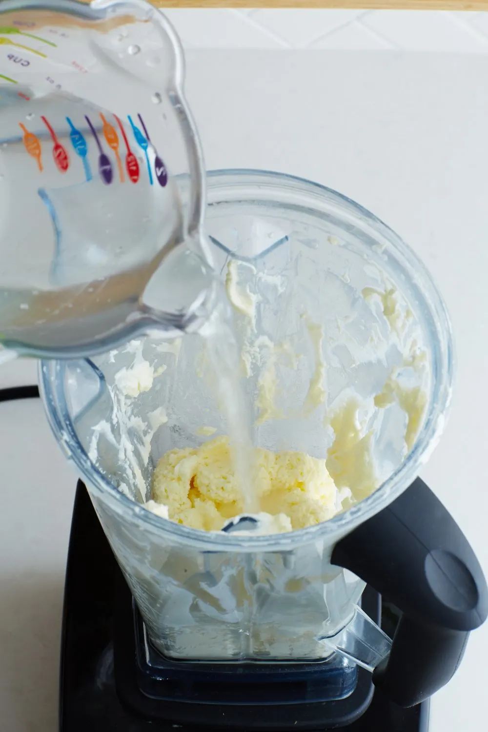 butter in a blender