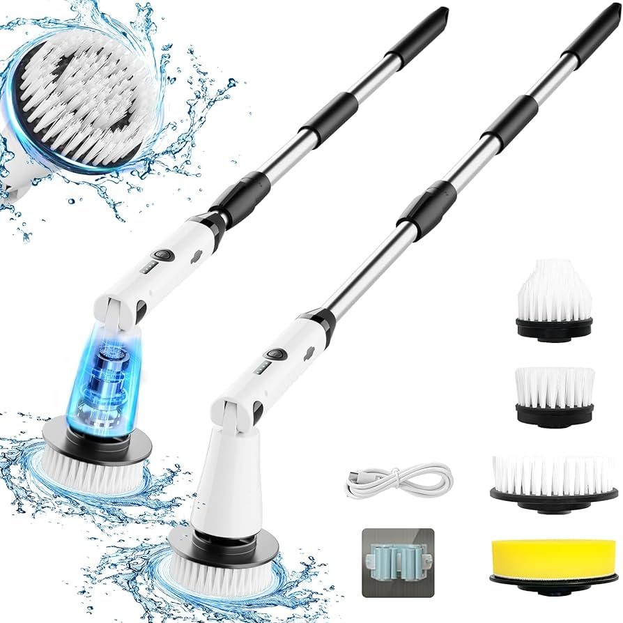 electric cleaning brush for shower